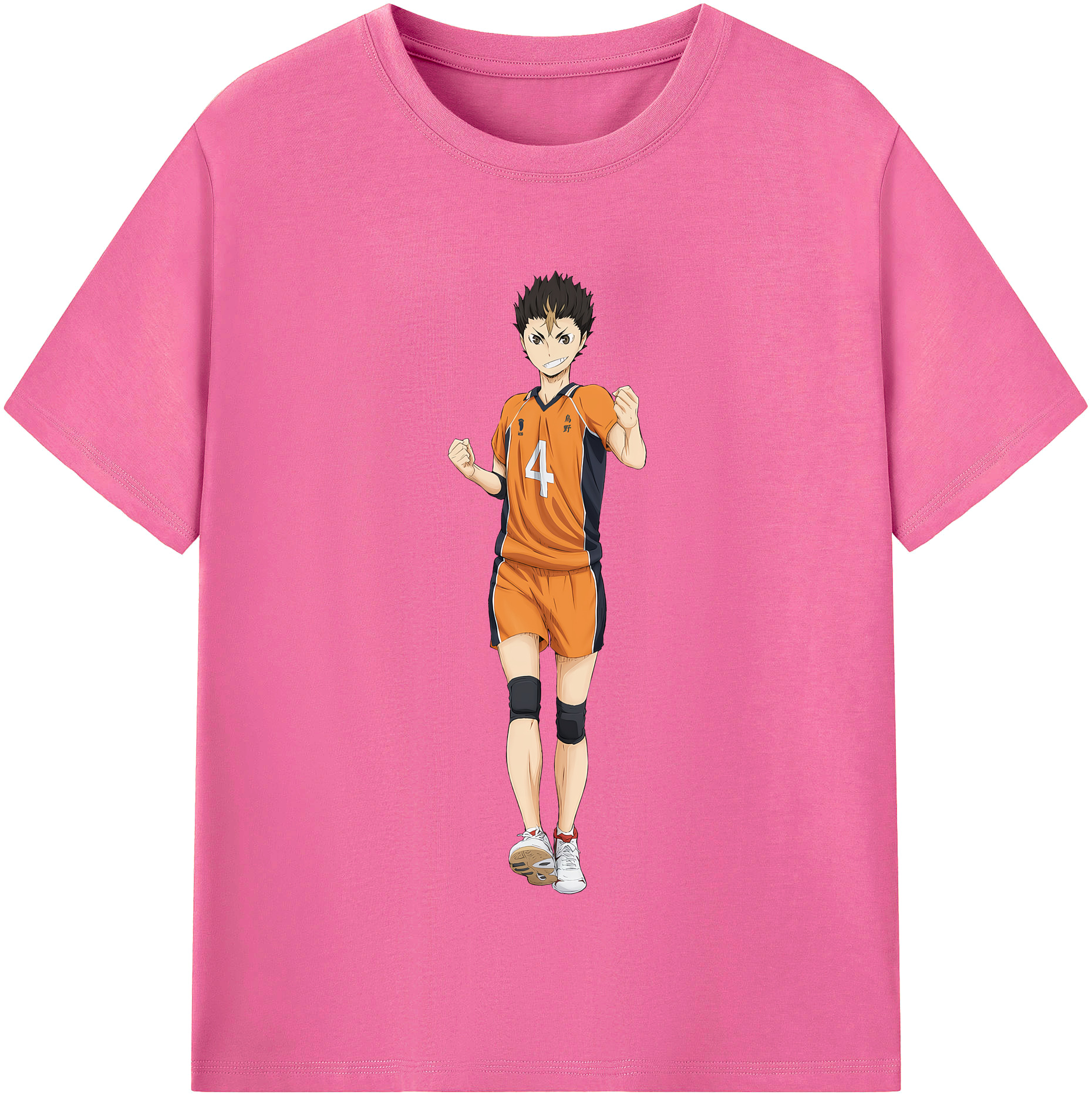 （画像用） ハイキュー!! Haikyu!! レディースカジュアルプリントTシャツ（綿100％）